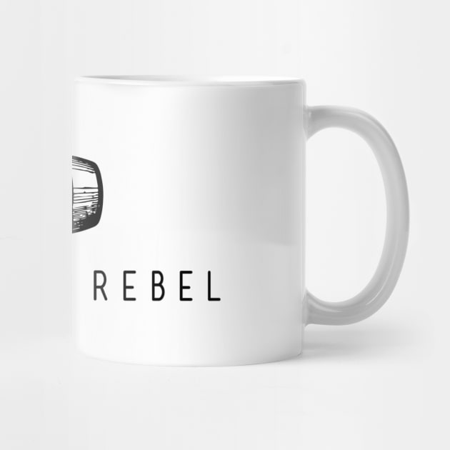 Whiskey Rebel Black Logo by The Whiskey Rebellion Club